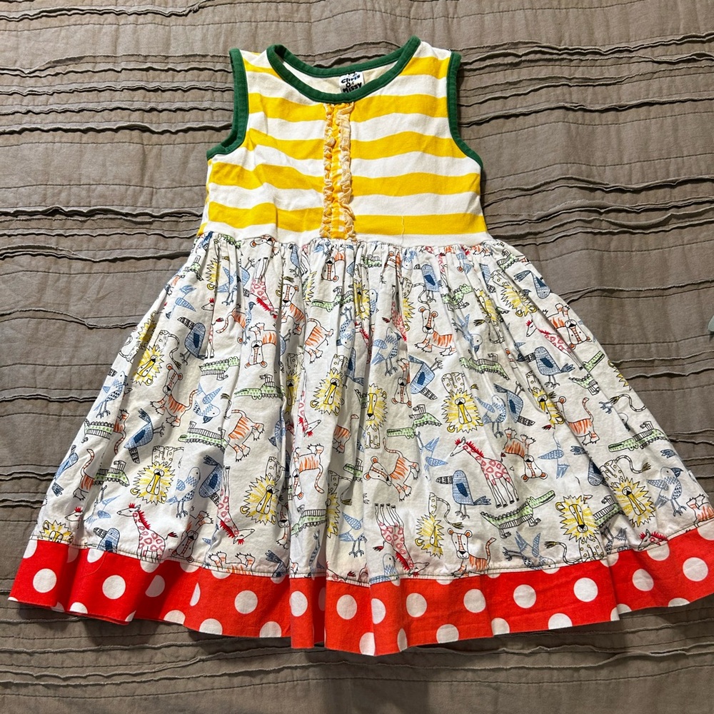 Chris n Missy Animal Polka Dot Dress